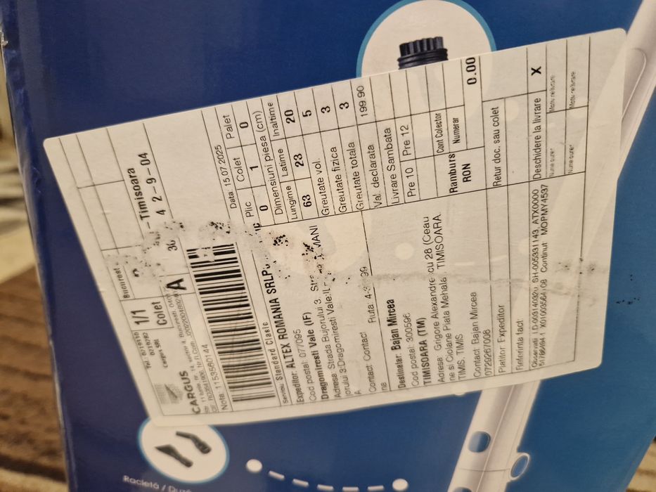 Mop cu abur nou în cutie cu garanție