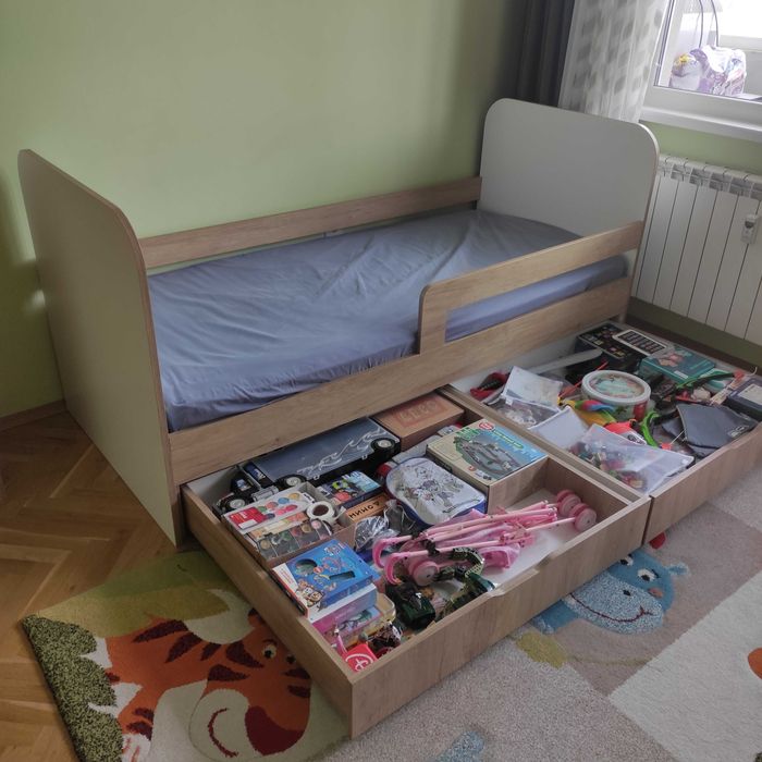 Еденично Легло 82/190 с матрак  Paradise + под матрачна рамкa Rosmari