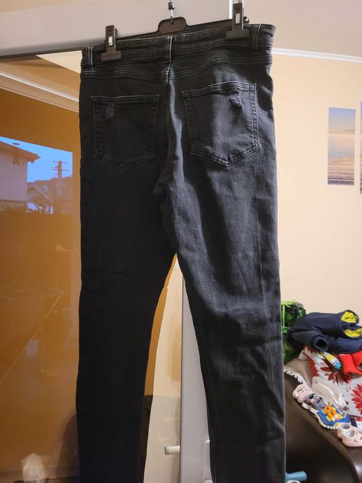 Pantaloni Bershka, negri, marimea 36