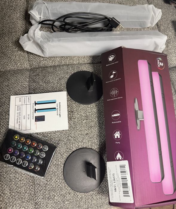 Set 2 Lampi de Birou Colorate