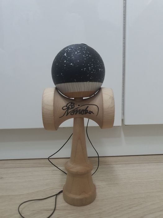 Kendama Custom (ken lambo krom,tama revo clear okendama)