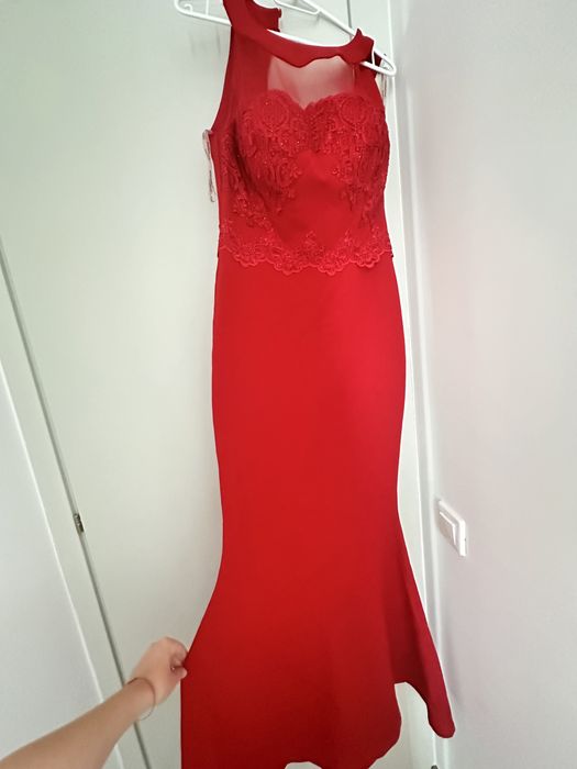 Официална дамска дълга рокля за коктейл или събитие -сватба