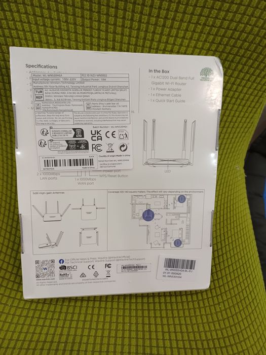 Продам  роутер Wavlink 5G, 1200 Мбит/с