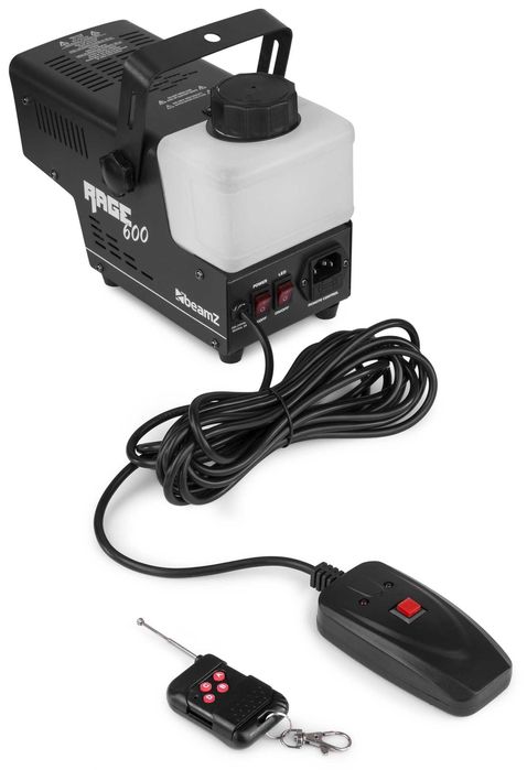 Masina de fum cu 3 LED-uri chihlimbar, 600W, BeamZ