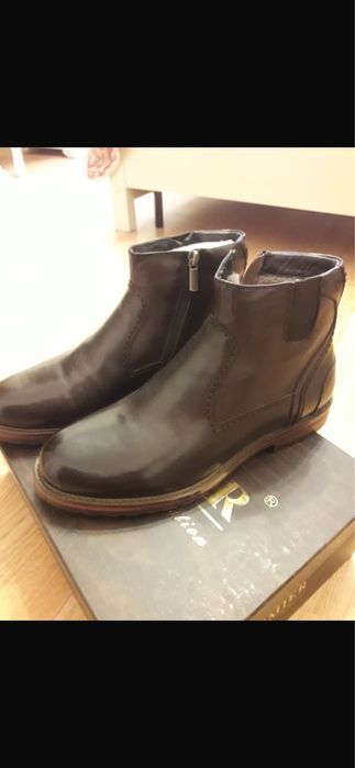 Новые зимние сапоги, размер 40, кожанные, производство Россия