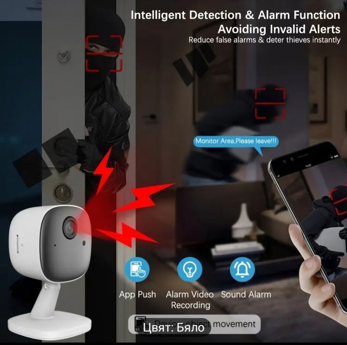 Wifi Охранителни камери видеонаблюдение