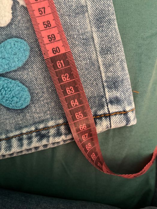 Дънки за момиче с бродерия