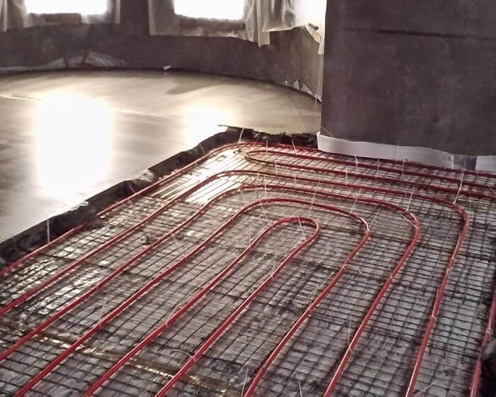 Полусухая стяжка пола Стяжка пола