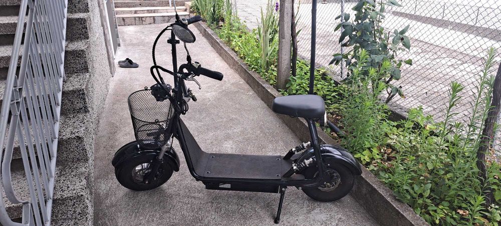 Електрически скутер City Harley, черен