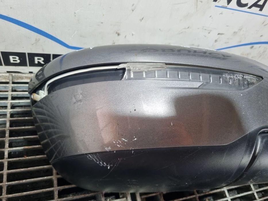 Oglinda dreapta Nissan Qashqai J11 2013 - 2017 4 Usi GRI (1023) Rabatabile FISURAT ...