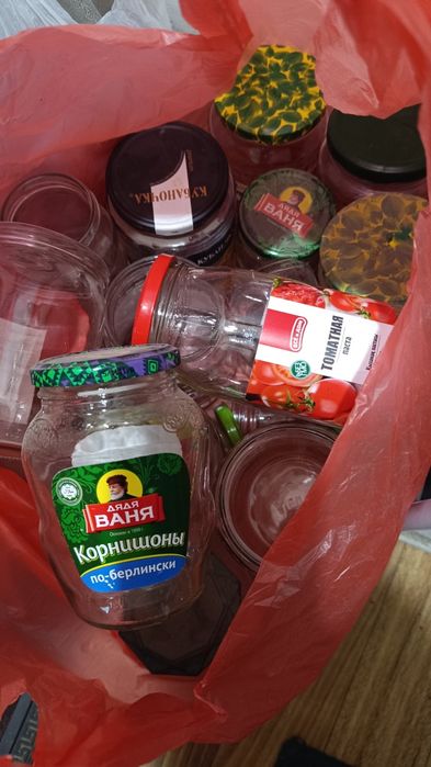 Стеклянные банки б/у