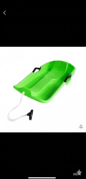 Санки детские пластиковые