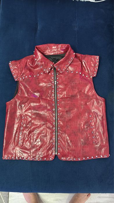 vesta piele tinte piele puton custom ann fashion