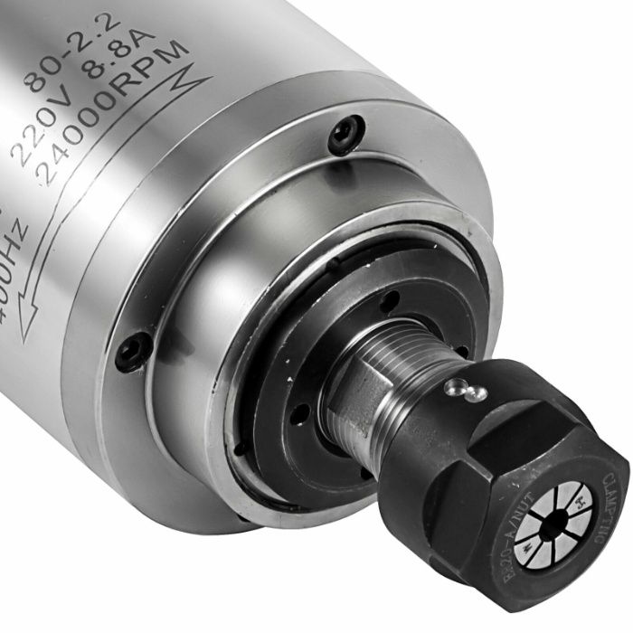 Motor frezare cnc/router 2.2 KW, ER20, racire apa, nou