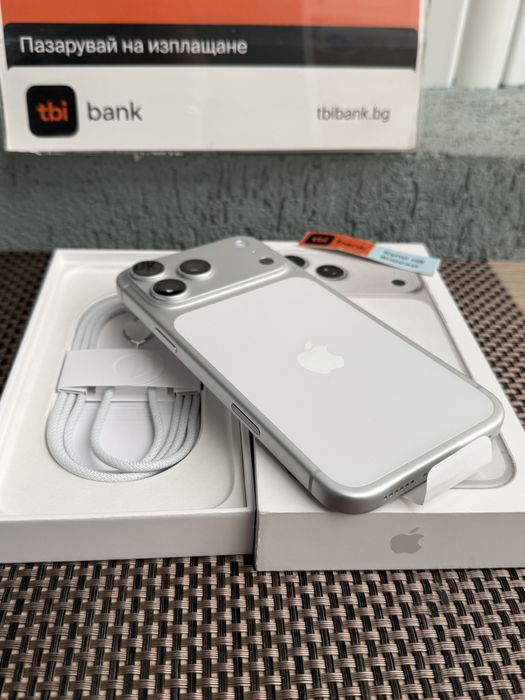 НОВ! *ЛИЗИНГ* iPhone 17 Pro Max 256Gb Silver Гаранция