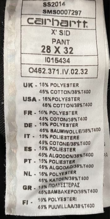 Carhartt pantaloni sid