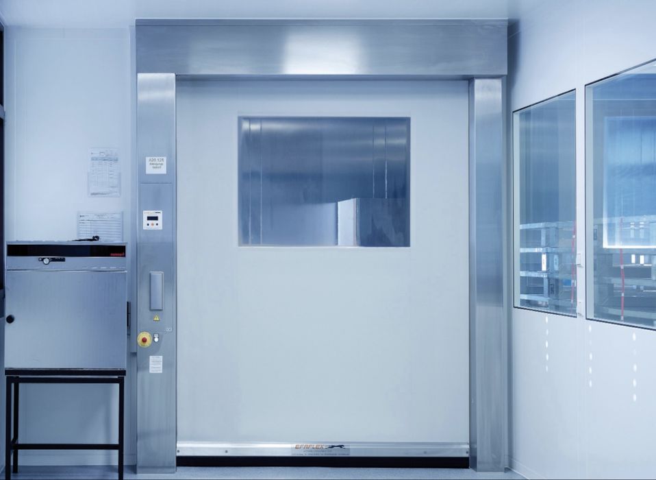 Скоростные ворота для фармацевтического и медицинского сектора