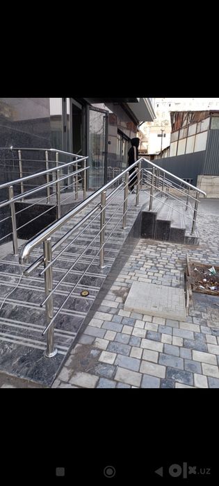 Нержавейка перила усталари хизматингизда