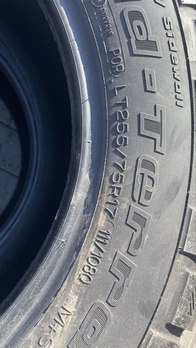 Шины BF-Goodrich 255/75/17