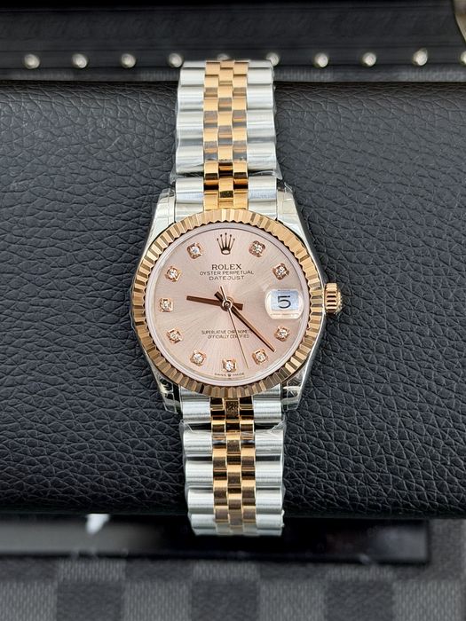 Rolex Date-Just Diamond 31 Everose Gold