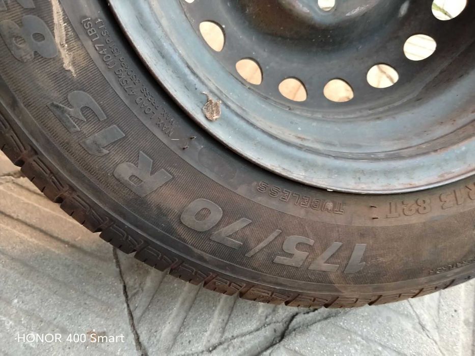 Железни джанти с почти нови гуми