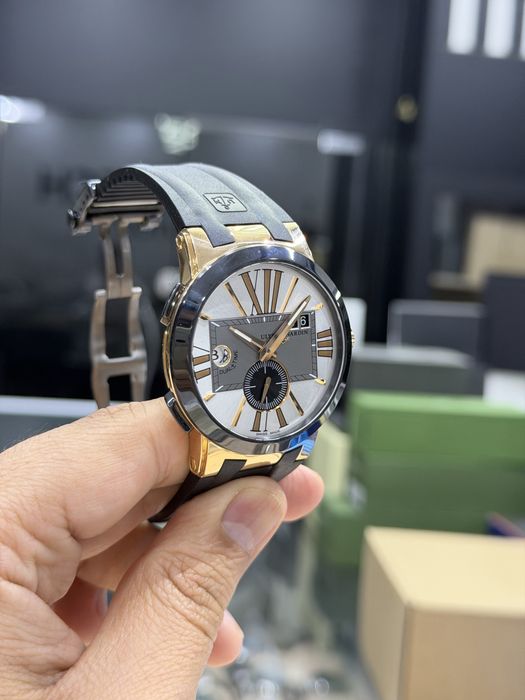 Золотые Часы Ulysse Nardin Executive Dual Time 18k