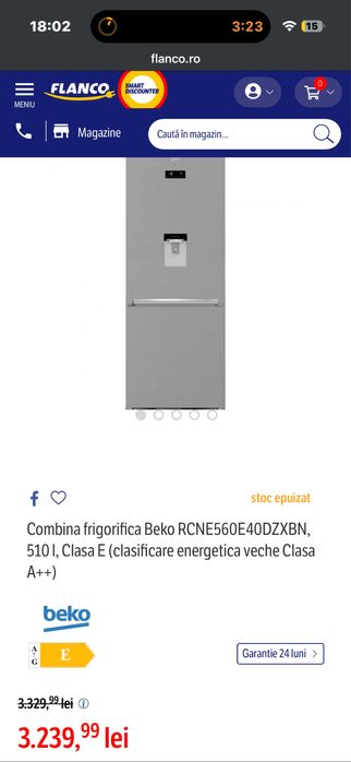 Combina frigorifica beko frigider stare impecabila in garantie