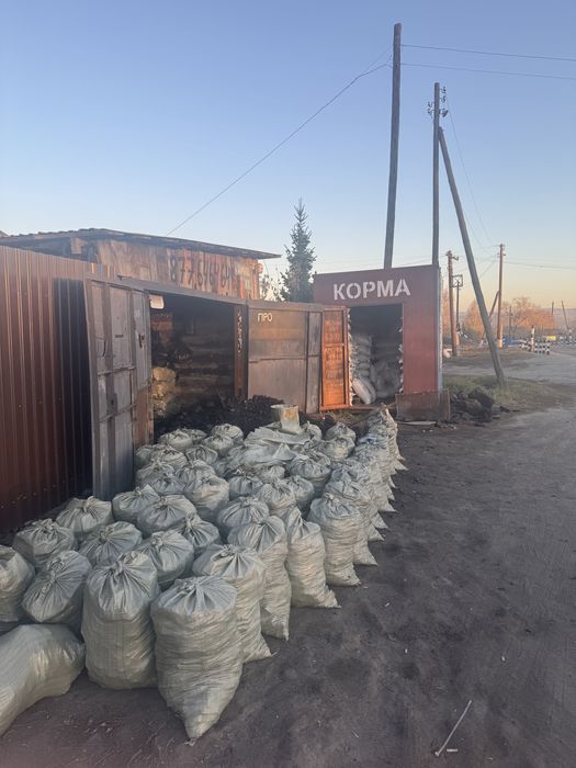 Продажа угля в мешках и дрова мешками