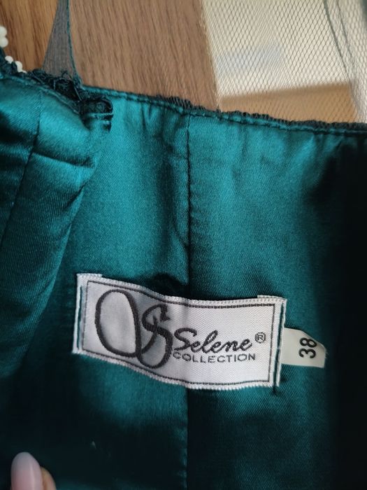 Rochie elegantă verde smarald – mărimea 38