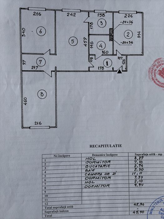 Apartament 3 camere