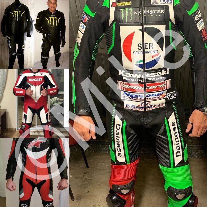 Combinezon / Costum moto la comanda piele 1,3 mm Dainese, Alpinestar