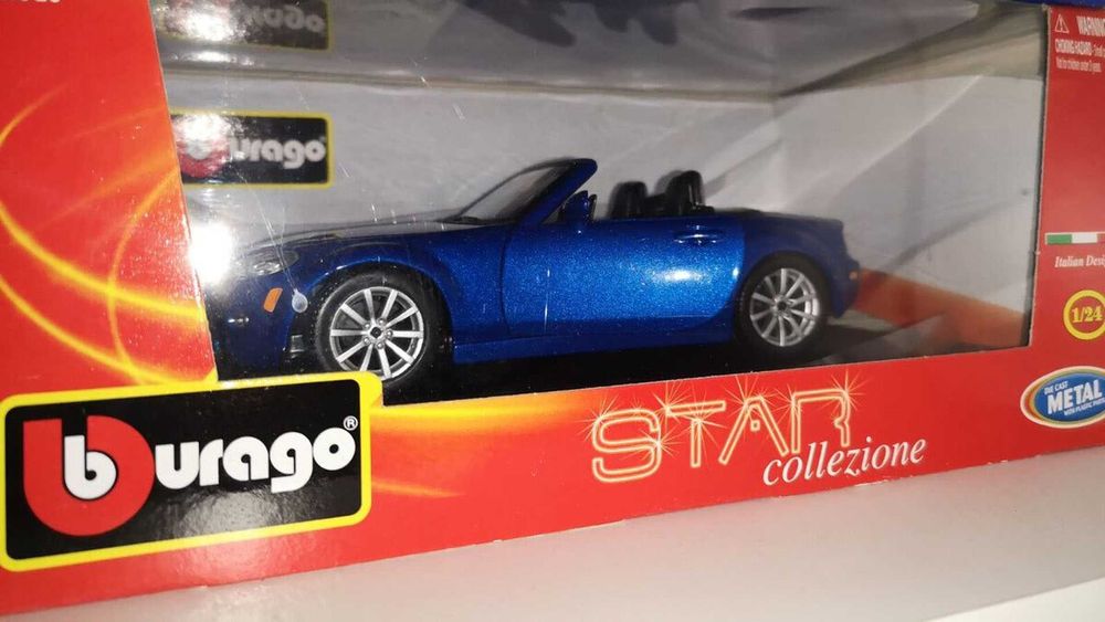 Продавам метална количка Mazda MX-5 Мазда МХ-5 в мащаб 1:24