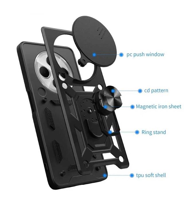 Xiaomi Redmi 14C - Удароустойчив Кейс Защитена Камера