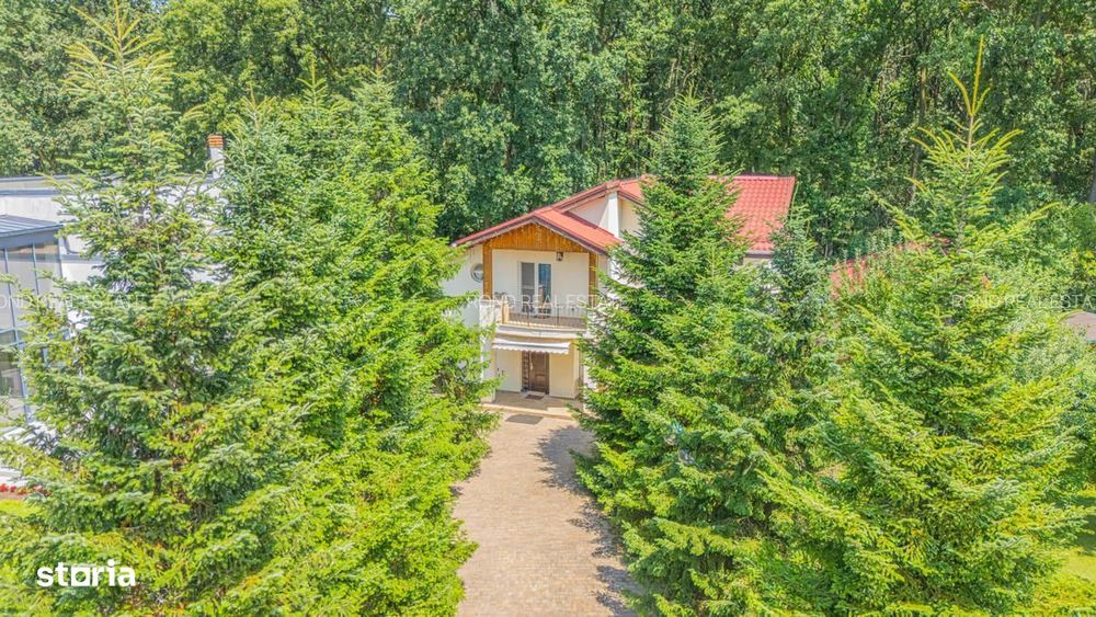Vilă P+1 cu casă de oaspeți, la marginea pădurii, disponibila imediat