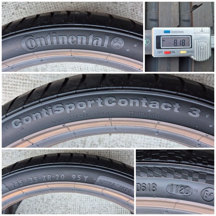 O bucată 245/35 R20 vară - una Continental