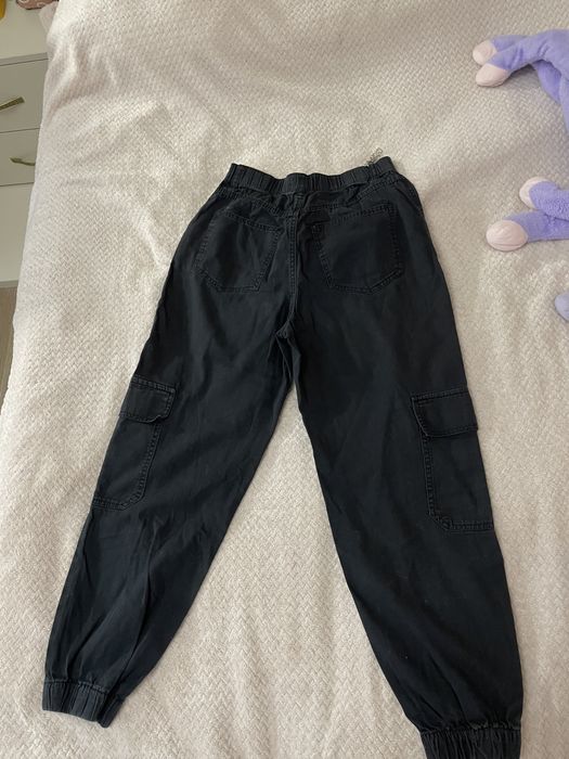 Pantaloni cargo negri