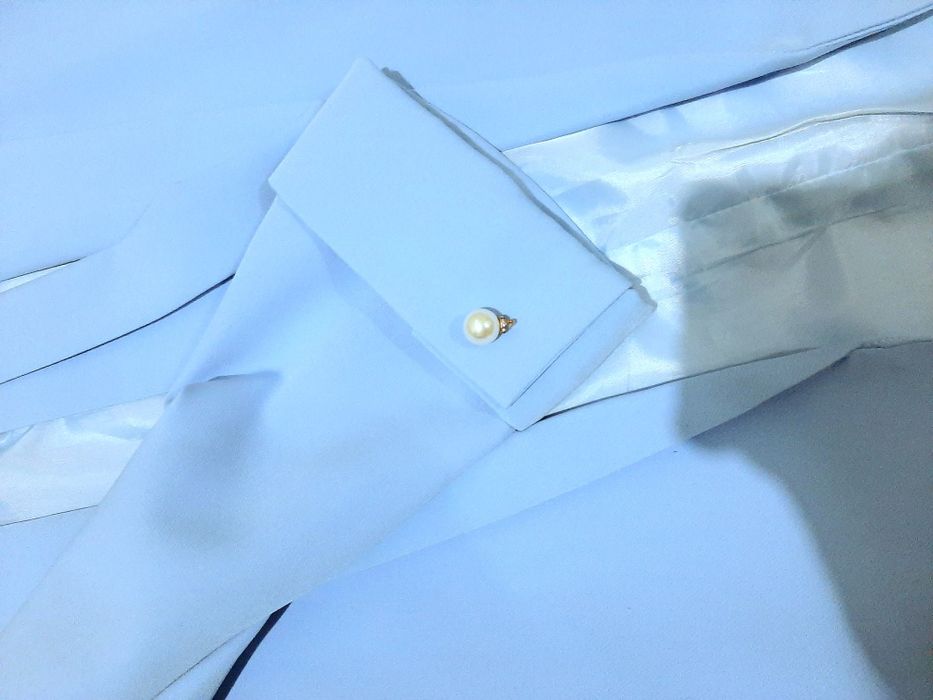 Новый женский пиджак небесно-голубого цвета 44 размера