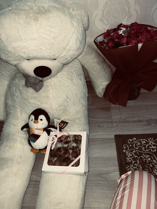 Большой медведь, Продаю мягкого медведя,