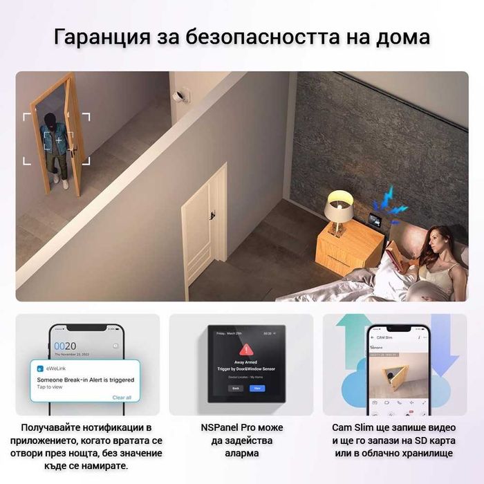 SONOFF SNZB-04P – Zigbee Сензор за врати и прозорци