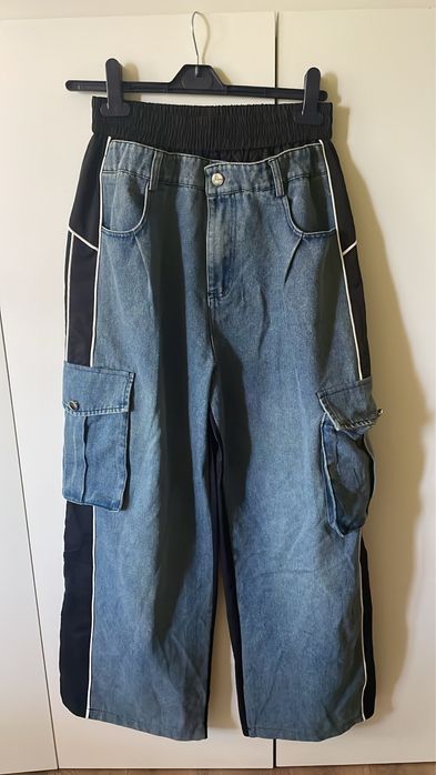 Дамски панталон с дънков ефект