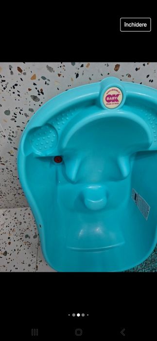 Cadita bebe cu termometru + cadou