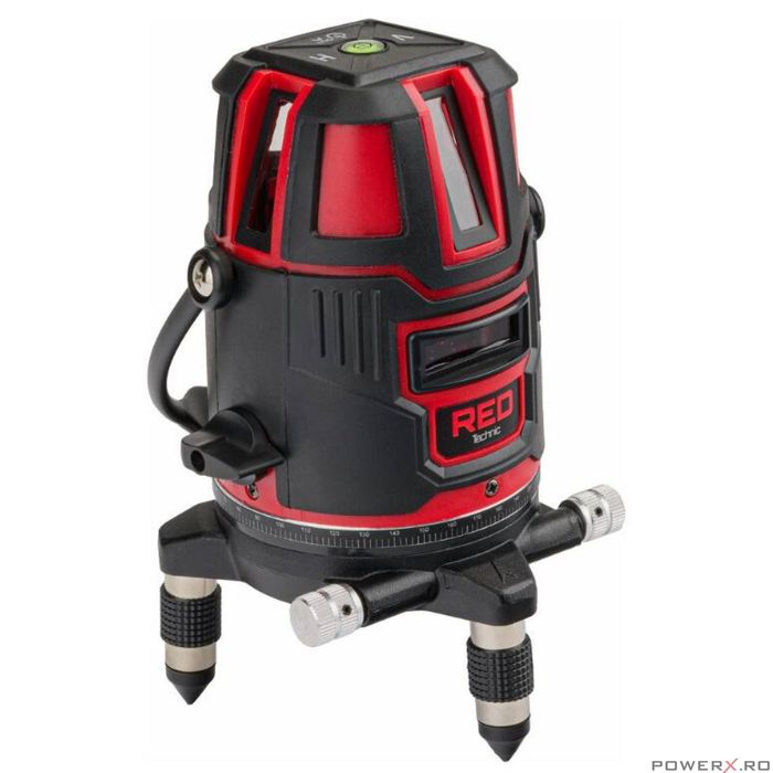 Nivela laser 360°, distanta de lucru 40 m, Red Technic