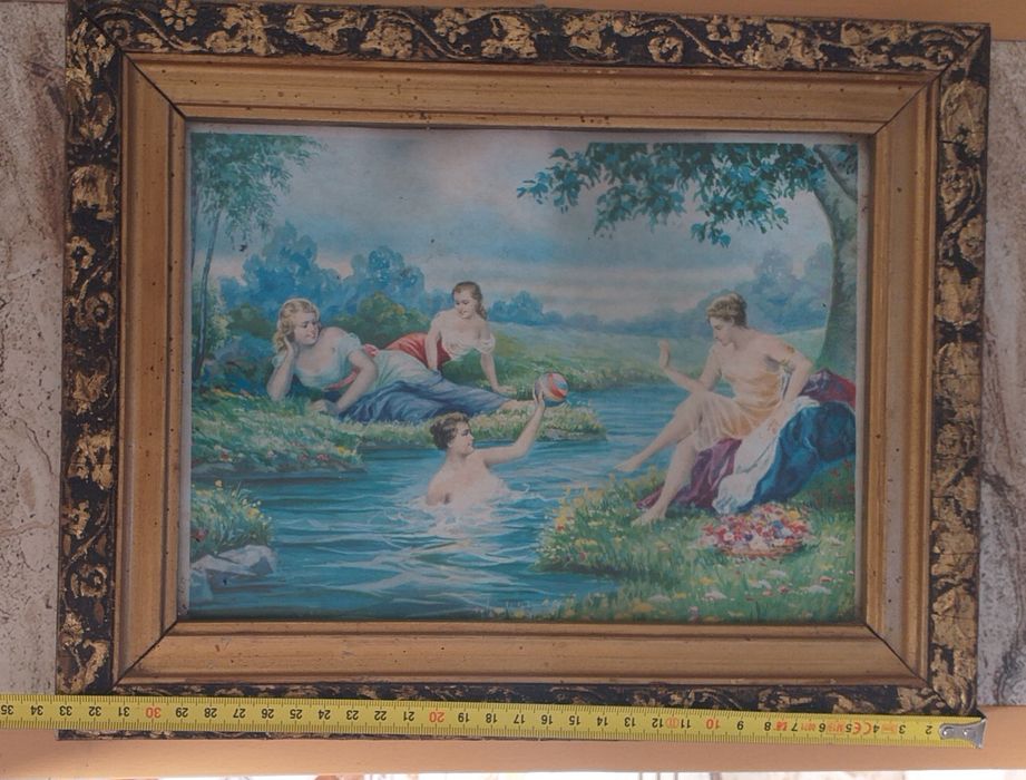 Tablou vechi de peste 40 de ani