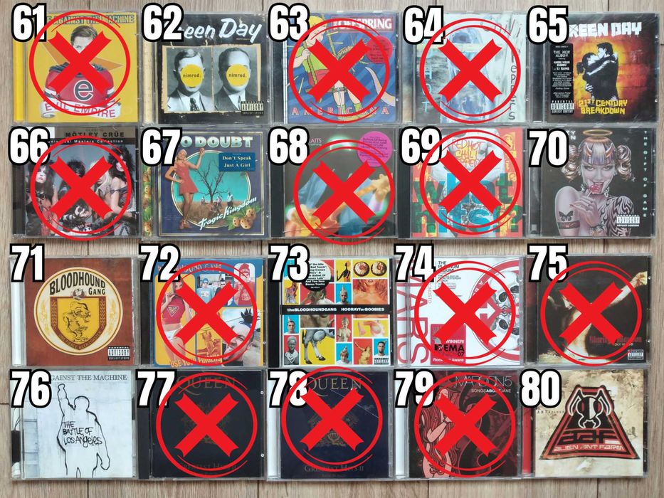 Rock/Punk Metal Music Albums CDs Оригинални Рок Пънк Метъл Музикални Дисковe