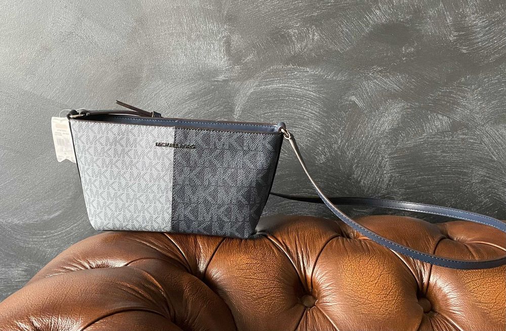 Geanta Michael Kors 100% ORIGINALA cross body Bleu Marin - Bleu deschi