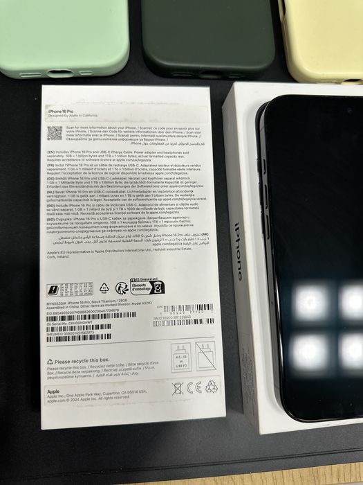 Iphone 16 pro 128GB  Black Titanium