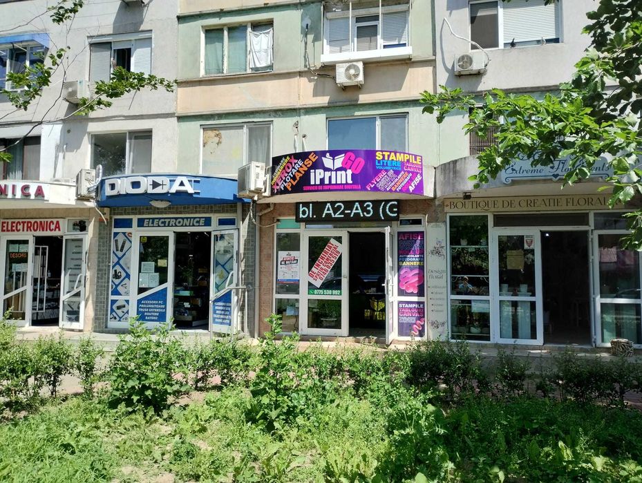 Inchiriez spatiu comercial in Galati Str Brailei  nr 169 Bloc A1 Ap 14 (langa magazinul Dioda), incepand cu 01.06.2026.