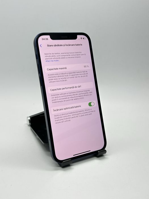 iPhone 12 128Gb Blue | Stare IMPECABILA | Baterie ORIGINALA APPLE 90% | Garantie
