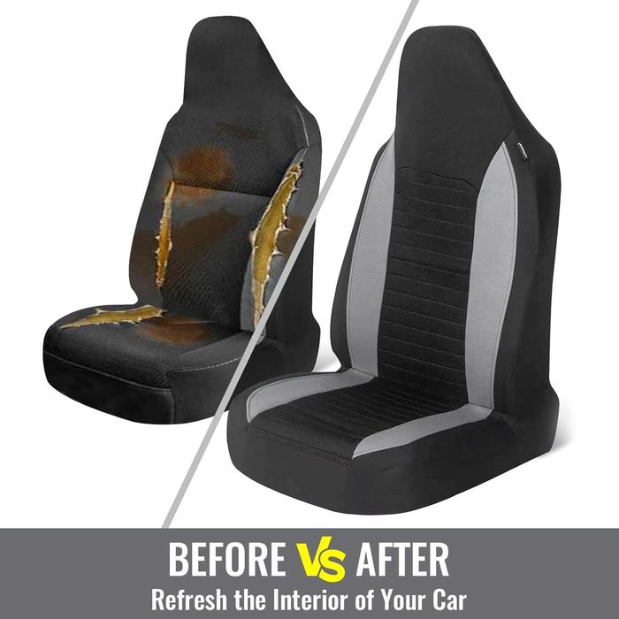 Huse scaun auto AUTOYOUTH, universale, gri, pentru mașină