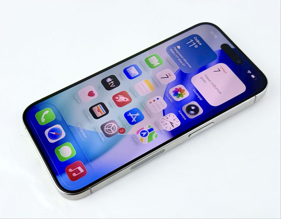 Apple iPhone 15 Pro 128GB Natural Titanium USA Перфектен! Гаранция!